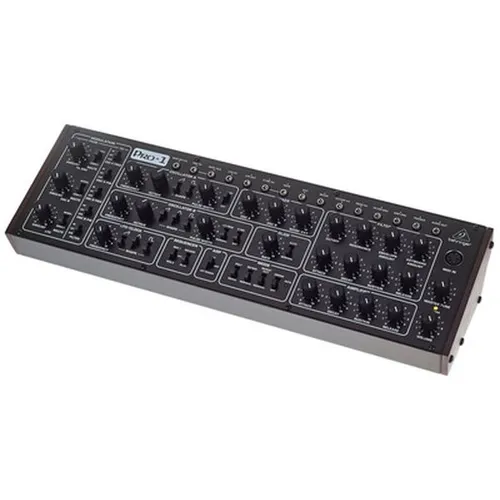 Behringer Pro-1 Analoger Synthesizer - Synthesizer & Soundmodule, analoger Klon des Sequential Circuits Pro-One mit zwei Oszillatoren und charaktervollem 24dB Curtis-Filter für kreative Klanggestaltung.
