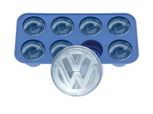 BRISA VW Collection - VW Logo Eiswürfelform, Backform, Eiswürfelbereiter aus Silikon
