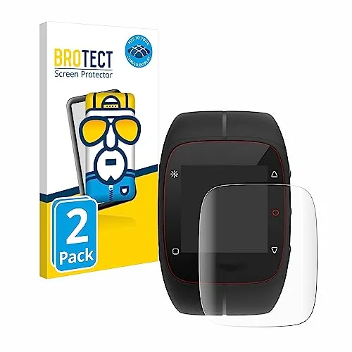 BROTECT 2 Stück Full-Cover Schutzfolie für Polar M400 / M430 Full-Screen Displayschutz-Folie [3D Curved, Anti-Fingerprint, Kristall-Klar]