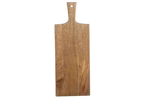 Casa Moro Servierbrett aus Mangoholz - 65 cm, handgefertigt - Elegantes Servierbrett aus massivem Mangoholz, ideal zum Schneiden und Servieren. Mit praktischem Griff und Aufhängeöse. Perfekt für stilvolle Präsentationen in der Küche oder beim Essen.