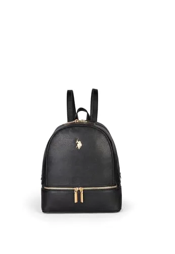 U.S. Polo Assn. Jones City Rucksack 26 cm schwarz - Stylischer Rucksack für Schule und Freizeit, mit geräumigem Hauptfach und strapazierfähigem Material für lange Haltbarkeit.