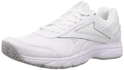 Reebok Herren Work N Cushion 4.0 Gymnastics Shoe - Herren-Sneaker mit Leder-Obermaterial, ideal für den professionellen Einsatz, bietet optimale Unterstützung und Polsterung für lange Tage auf den Beinen.