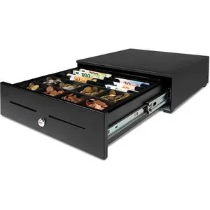 Safescan HD-4142 Kassenschublade, 41,5 x 42,5 cm, 8 Schein- und 8 Münzfächer, elektrisch über RJ12