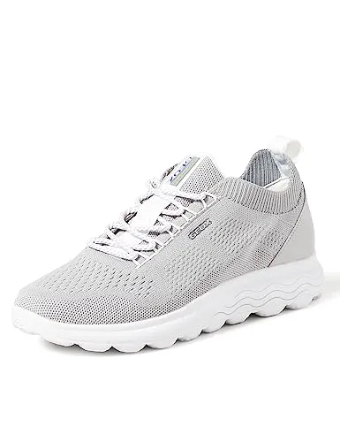Geox Damen D Spherica A Sneakers - Leicht und Atmungsaktiv, 40 EU - Damen-Sneaker mit Geox-Patent für optimale Atmungsaktivität und Zero-Shock-System für maximalen Komfort und Dämpfung - ideal für den ganzen Tag.