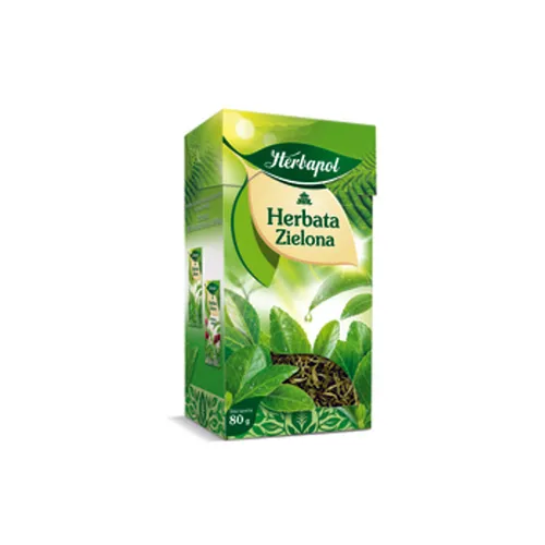 Herbapol - Herbata Zielona liściasta - 80g Herbapol 5900956005782