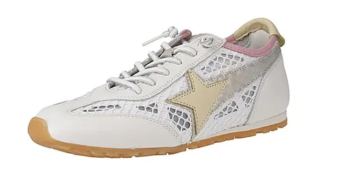 CETTI V26 SANDWICH DEPORTIVO Weiß – Stylischer Sneaker - Der CETTI V26 Sneaker vereint Komfort und Trend mit einem lebendigen Materialmix aus Leder und Mesh. Die elastische Schnürung sorgt für einfaches An- und Ausziehen. Ideal für den Alltag!