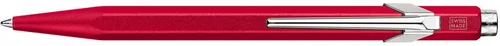Caran d'Ache Kugelschreiber 849 COLORMAT-X Rot - Eleganter Caran d'Ache Kugelschreiber 849 COLORMAT-X in Rot. Swiss Made, mit leichtem Aluminium-Schaft und nachfüllbarer Goliath M-Tintenpatrone. Ideal für stilvolles Schreiben.