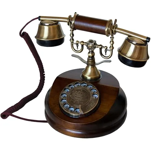 Opis 1921 Kabel Modell A: Nostalgisches Retro Telefon aus Holz - Das Opis 1921 Telefon vereint klassisches Retro-Design mit moderner Funktionalität. Mit Echtholzgehäuse und funktionierender Wählscheibe ist es perfekt für Liebhaber nostalgischer Telefone. Genießen Sie den authentischen Klang und die elegante Optik.