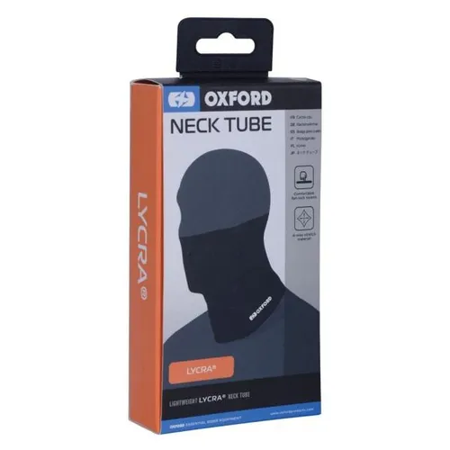 Oxford Neck Tube Lycra Blk (CA105)