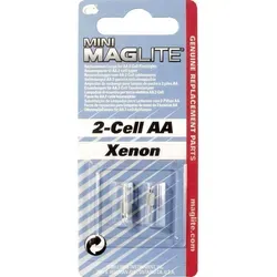 MagLite LM2A001 Ersatzlampe für Mini MagLite AA (2er Blister)