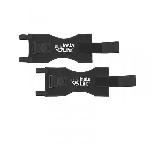 Genius Insta Life Kniebandage 2-tlg. Set - Kniebandagen für Damen und Herren, individuell anpassbar und ideal für Sportarten wie Tennis, Fußball und Wandern. Perfekte Unterstützung für Ihre Waden.