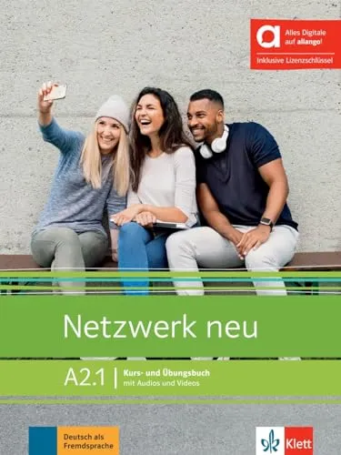 Netzwerk neu A2.1 - Hybride Ausgabe allango - Deutsch als Fremdsprache Kurs- und Übungsbuch mit integrierten Audios und Videos, inklusive 24 Monate Lizenzschlüssel für interaktives Lernen.