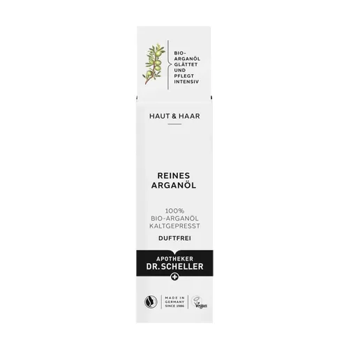Dr.scheller reines Arganöl 30 ml - Arzneimittel für Hautpflege, 100% rein und nährend, ideal zur Verbesserung der Hautelastizität und Feuchtigkeitsversorgung.