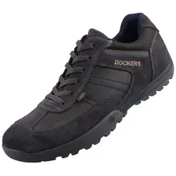 Dockers by Gerli Herren 36HT004 Sneaker - Rutschfeste Sohle, weicher Gehcomfort und pflegeleicht in Schwarz (Asphalt 230), Größe 40 EU