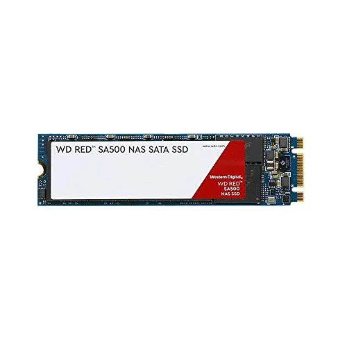 WD Red SA500 500 GB M.2 2280 SSD - Festplatte für NAS-Systeme, optimiert für 24/7-Betrieb und bietet hohe Zuverlässigkeit und Leistung.