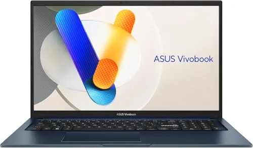 ASUS Vivobook 17 | Quiet Blue (X-Serie) | 17,3" FHD | Core i7 1355U | RAM: 12GB | SSD: 2TB | Windows 11 Pro | Office 2024 Pro #mit Notebooktasche