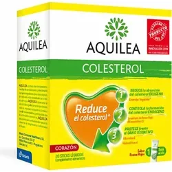 Aquilea Cholesterin Flüssig-Sticks 20 Stück - Praktische Einzeldosis-Sticks mit fruchtigem Waldfruchtgeschmack zur Unterstützung eines gesunden Lebensstils. Ideal für den täglichen Gebrauch!