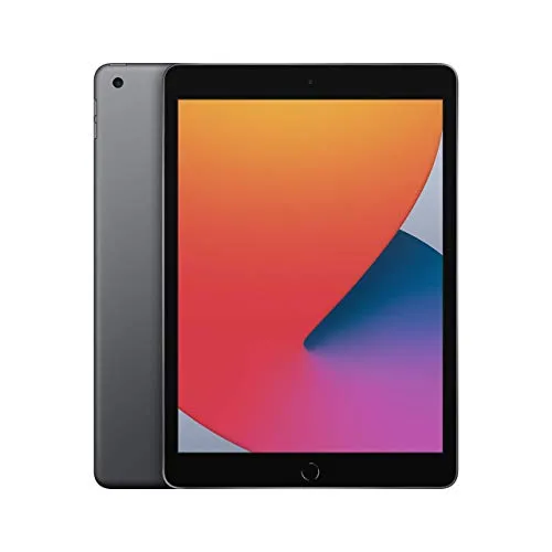 Apple iPad (10,2-zoll, Wi-Fi, 128GB) Space Grau (Generalüberholt) 2020