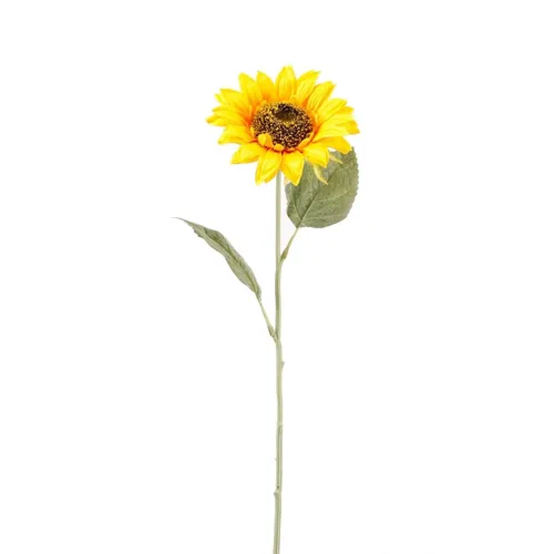 künstliche Sonnenblume gelb H. 62cm mit XXL Blüte D. 14cm Emerald Kunstblumen