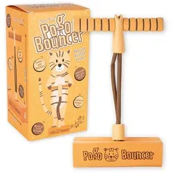 Lutz Mauder Pogo Bouncer "TapirElla Tiger" - Springstock für Kinder ab 3 Jahren - Spaßiger Pogo Bouncer mit Luftdruckrakete für Kinder ab 3 Jahren. Fördert die Bewegungsfreude und sorgt für actionreiche Stunden im Freien.