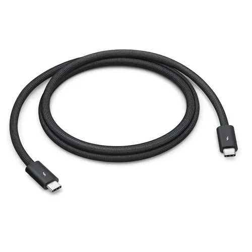 Apple Thunderbolt 5 Pro Kabel (1m) - Hochgeschwindigkeits-USB-C Verbindung - Apple Kabel & Adapter, ideal für blitzschnelle Datenübertragungen und perfektes Laden von Geräten.
