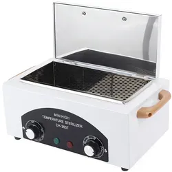 Retoo Heißluftsterilisator 300W mit Timer – Hochtemperatur Sterilisator für Kosmetik & Friseursalons - Effiziente Sterilisation durch trockene Hitze bis 220 °C. Ideal für die Desinfektion von Metallwerkzeugen in verschiedenen Branchen. Einfache Bedienung mit Timer für optimale Anpassung.