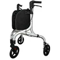 Genfer Premium-Dreirad-Rollator RF 622 - Gehstöcke & Rollatoren, leichter Aluminium-Rollator mit nur 5 kg, ideal für mehr Mobilität und Sicherheit im Alltag.