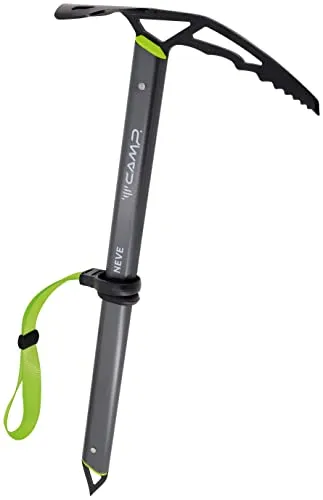 C.A.M.P. Neve - 73 cm Schneeschaufel, ergonomisches Design mit Stahlkopf und gebogener Schaufel für optimale Leistung beim Stufenschlagen