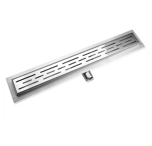 euroharry Duschrinne Edelstahl Flach Slim Befliesbar - Duschrinnen für modernes Badezimmer, flach und elegant, ideal zum Befliesen für nahtlose Optik.