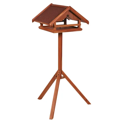 Flamingo Futterhaus auf Ständer Hafnir 40,5x119x42cm für Vögel - Hochwertiges Futterhaus für Vögel, ideal für die Fütterung im Garten. Robuste Bauweise und ansprechendes Design sorgen für eine lange Lebensdauer und einfache Handhabung.