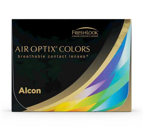 Alcon AIR OPTIX® COLORS 2 - Farbige Monatslinsen - Kontaktlinsen mit Tri-Color-Effekt für natürliche Augenfarbe und extrem hohe Sauerstoffdurchlässigkeit, ideal für lange Tragezeiten.