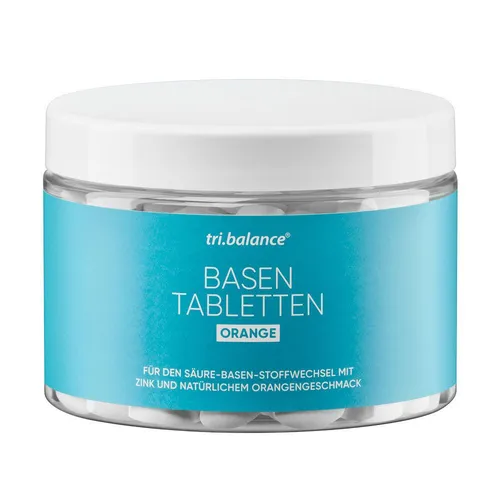 TRI.BALANCE Basentabletten ORANGE 225 St - Arzneimittel zur Unterstützung des Säure-Basen-Haushalts, mit fruchtigem Orangengeschmack für eine angenehme Einnahme.