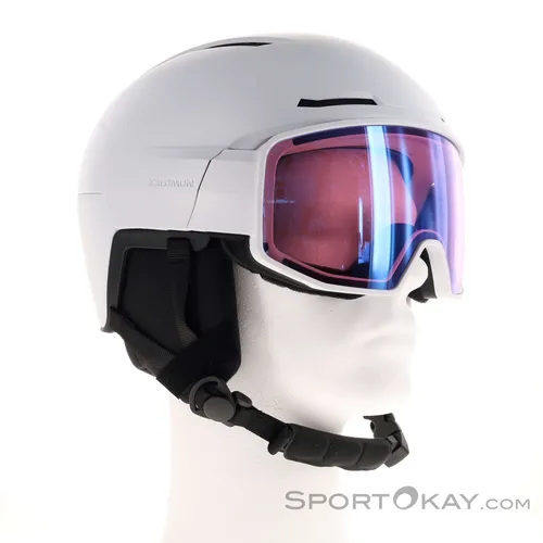 SALOMON DRIVER PRO SIGMA PHOTO MIPS Helm 2026 - L in Weiß - Der Driver Pro SIGMA Photo MIPS Helm bietet perfekten Schutz und Sicht. Mit integriertem MIPS-System und anpassbarem Visier für optimale Sicht bei wechselnden Lichtverhältnissen. Ideal für Ski- und Snowboardfahrer.