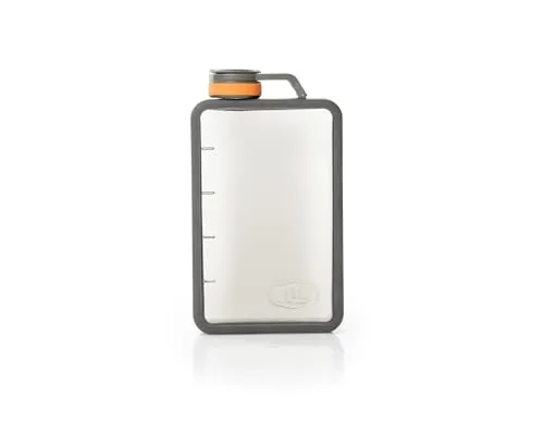 GSI Outdoors Boulder Flask 10 oz Graphite - Flachmänner für Camping und Wandern, aus robustem Material und perfekt für Abenteuer in der Natur.