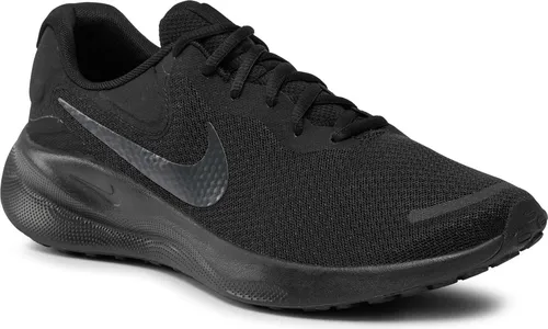 Nike Herren Revolution 7 Sneaker - Black Off Noir, 44.5 EU - Laufschuhe mit zuverlässiger Haftung und unverzichtbarem Schaum für einen weichen Tragekomfort während des Laufens.