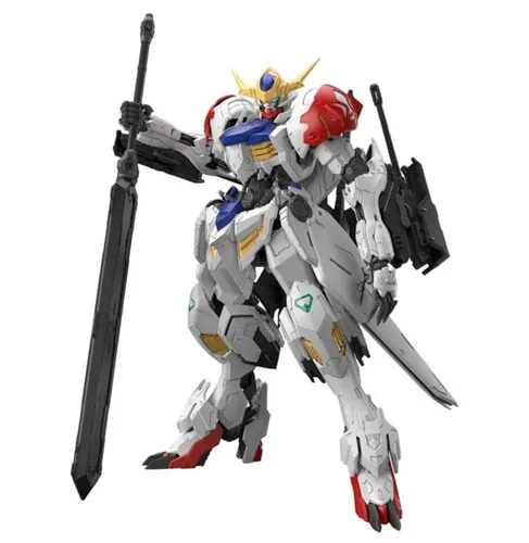 MG 1/100 Gundam Barbatos Lupus Modellbausatz - Modellbausatz im Maßstab 1:100 aus hochwertigem Kunststoff, inspiriert von Mobile Suit Gundam. Vielfältige Posen durch mehrpunktige Artikulation und austauschbare Teile für kreativen Bau-Spaß.