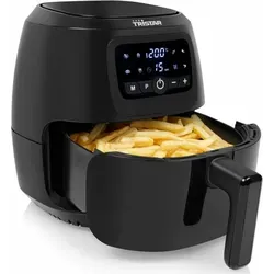 Tristar Digital Airfryer FR-9008PR – 1500 W, 4.2 L, Schwarz - Moderne Fritteuse mit Heißlufttechnologie für fettfreies Frittieren, 1500 W Leistung und 4.2 L Kapazität – ideal für gesunde Küche.