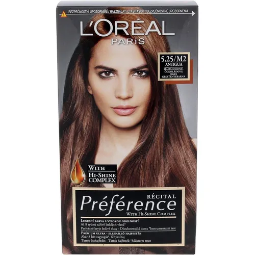 L’Oréal Paris Préférence Haarfarbe 5.25 Icy Brown - Haarfarbe für Damen, langanhaltende und lebendige Farbe, perfekt zum Kaschieren grauer Haare und für strahlenden Glanz.