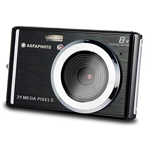 AGFA Photo Digitalkamera DC5200 - 21 Megapixel CMOS-Sensor, 8x Digitalzoom und HD Videoauflösung 1280x720