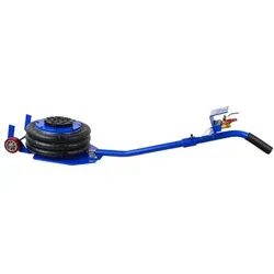 Geko Pneumatischer Kopfkissenlift 3T - Werkstatteinrichtung mit hoher Tragkraft von 3000 kg und einstellbarer Hubhöhe von 135 bis 450 mm, ideal für sicheres Heben und Transportieren.
