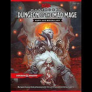 D&D RPG - Dungeon of the Mad Mage Maps and Miscellany EN - Gesellschaftsspiel für D&D-Fans, enthält detaillierte Karten und hilfreiche Zusatzmaterialien für ein unvergessliches Abenteuer.