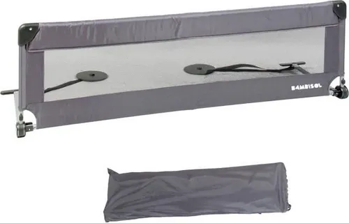 Bettgitter Looping BL5003G 44 x 150 cm Grau - Praktisches faltbares Bettgitter für Kinder von 18 bis 36 Monaten. Mit einer Länge von 150 cm sorgt es für Sicherheit beim Schlafen und ist leicht zu transportieren dank der Tragetasche.