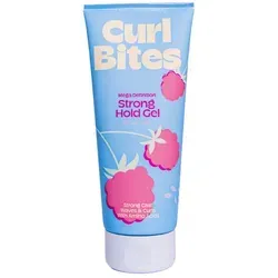 Curl Bites Mega Definition Strong Hold Gel 200 ml - Stark fixierendes Styling-Gel für Wellen und Locken, das maximale Definition und langanhaltenden Halt bietet. Vegan und ohne synthetische Polymere für geschmeidige, glänzende Locken.