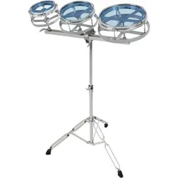XDrum Rototom Set - Percussion Set mit 6'', 8'' und 10'' Rototoms, inklusive doppelstrebiger Hardware und verstellbarem Ständer für optimale Spielbarkeit.