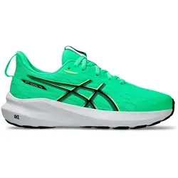 ASICS GT-1000 14 GS Kinder Stabilitätsschuh - grün, Größe 39 - Entdecke den ASICS GT-1000 14 GS Stabilitätsschuh für Kinder. Mit stabiler Bauweise und atmungsaktivem Synthetik-Obermaterial bietet er optimalen Halt und Komfort für alle Laufabenteuer.