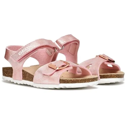 Geox Mädchen J Adriel Girl C Sandalen, C8011 Rose, 28 EU