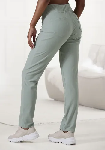 H.I.S Schlupfhose in Jeans Optik - Bequeme Schlupfhose im 5-Pocket-Look, ideal für Loungewear. Körpernaher Sitz wie eine Leggings, vielseitig kombinierbar und aus elastischer Qualität.