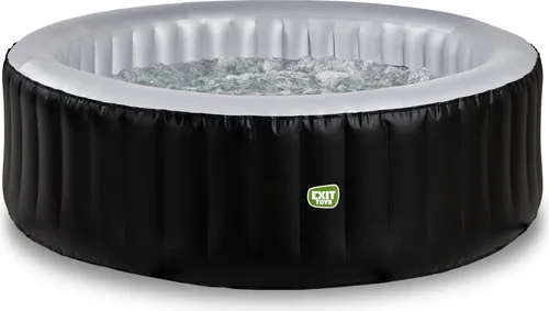 Whirlpool EXIT "Silver Classic" - Aufblasbarer Whirlpool für 4 Personen - Whirlpool, aufblasbar, mit 140 Luftdüsen und Multifunktionspumpe, die Wasser reinigt und auf bis zu 40°C erhitzt. Ideal für entspannende Wellnessmomente im eigenen Garten.
