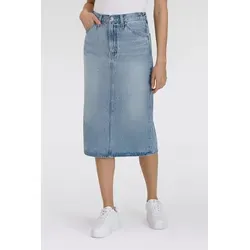 Levi's Hr Back Slit Skirt Riveting Clean Hem - Röcke für Damen, Vintage-inspirierter Slim Fit Jeansrock mit stylischem Schlitz hinten für einen modernen Look.