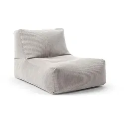 Sitting Point Sitzsack Rock Shara Cord Grau - Bequemer Sitzsack in modernem Grau, ideal für entspannte Stunden. Der Cord-Stoff sorgt für eine angenehme Haptik und ist perfekt für jedes Zuhause.